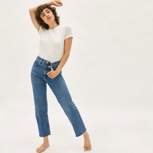 Everlane Way High Jean Distressed